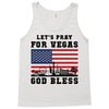 Lets Pray For Vegas, God Bless Tank Top