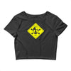 walter white danger toxic breaking bad inspired tee heisenberg meth Crop Top