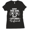 sorry this girl is already taken by a super sexy september boyfriend Ladies Fitted T-Shirt