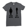 my wife your wife black design Ladies Fitted T-Shirt