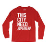 this city need superhero Long Sleeve Shirts