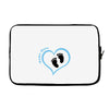 Custom baby boy name maternity design Laptop sleeve