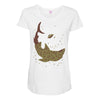 jaguar shark Maternity Scoop Neck T-shirt