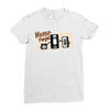 Never Forget Ladies Fitted T-Shirt