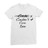 couldn&rsquo;t care less Ladies Fitted T-Shirt