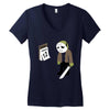Friday The 12Th Funny Horror Movie Women's V-Neck T-Shirt