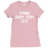 titanic swim team 1912 funny Ladies Fitted T-Shirt