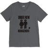 under new management stag night wedding mens V-Neck Tee