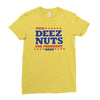 vote deez nuts Ladies Fitted T-Shirt