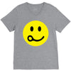 skydiving face V-Neck Tee