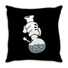 mickey get high Throw Pillow