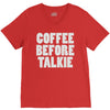 coffee before talkee V-Neck Tee