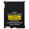 Under Construction Personalize Baby iPad 3 and 4 Case