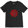 Red Dinosaur V-Neck Tee