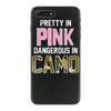 pretty in pink dangerous in camo iPhone 7 Plus Case