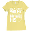 military has my soldier i have his heart Ladies Fitted T-Shirt