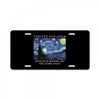 Vincent Van Gogh The Starry Night License Plate