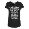 I Am A June Woman Maternity Scoop Neck T-shirt