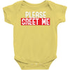 greet me Baby Bodysuit
