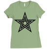 pentagram 2 Ladies Fitted T-Shirt