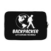 Backpacker Let's Explore The World Laptop sleeve