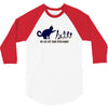 my cat ate your stick family 3/4 Sleeve Shirt
