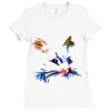 merry christmas! Ladies Fitted T-Shirt