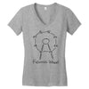 science ferris wheel Women's V-Neck T-Shirt
