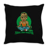 toxic zen master Throw Pillow