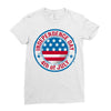 usa fourth of july Ladies Fitted T-Shirt