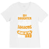 My Daughter Super Awesome Dad V-Neck Tee