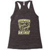 old enough young enough Racerback Tank