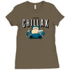 chillax like a Ladies Fitted T-Shirt