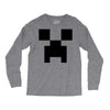creeper face Long Sleeve Shirts