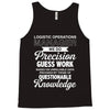 logistic operator manager we do precision guess work based on unreliab Tank Top