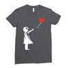 banksy style Ladies Fitted T-Shirt