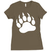 tiger paw sticker vinyl decal   wildcat claws print pet car window tru Ladies Fitted T-Shirt
