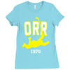 bobby orr 1970 hockey Ladies Fitted T-Shirt