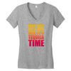 Grab Some Salt And Limes Cuz It's Tequila Time Women's V-Neck T-Shirt