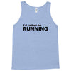 i'd rather be running funny cool run runner marathon sport athlete shi Tank Top