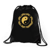 yin yang jingjang shirt china chinesisches denken Drawstring Bags