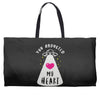 you abducted my heart Weekender Totes