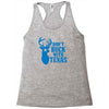 don't buck with texas funny Racerback Tank