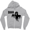 boo (3) Zipper Hoodie
