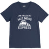all aboard hot mess express train V-Neck Tee