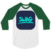 swag blu 3/4 Sleeve Shirt