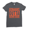 straight outta second grade Ladies Fitted T-Shirt