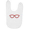 kacamata red Baby Bibs