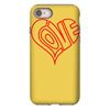love heart outline valentine's day iPhone 8