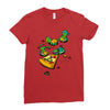 pizza lover Ladies Fitted T-Shirt